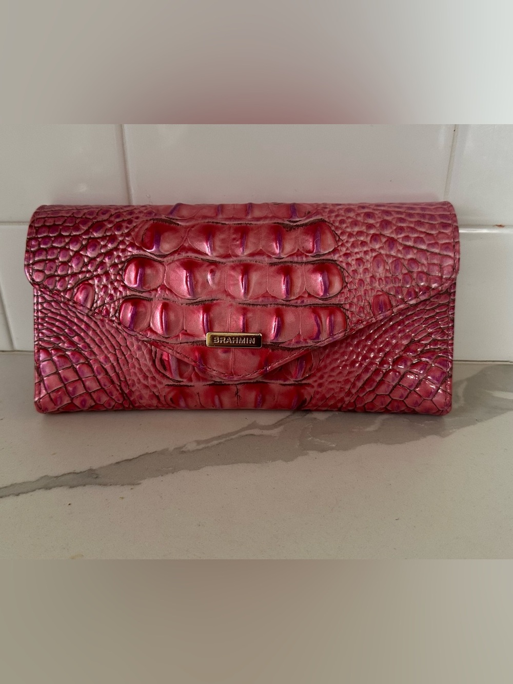 Brahmin Veronica French rose Melbourne genuine leather
